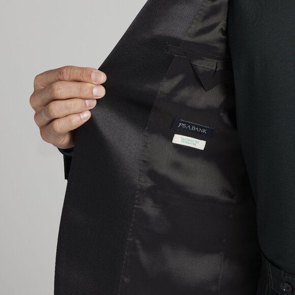 NEW Jos. A. Bank Tailored Fit FULL Tuxedo Jacket and Pants Green Plaid 40S 30x30 - Picture 6 of 6